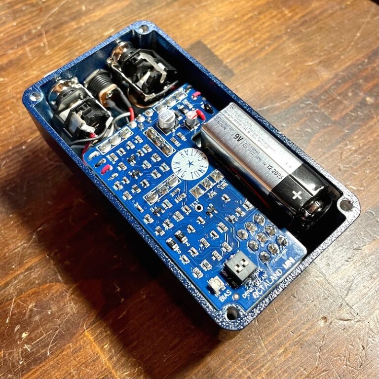 KING TONE GUITAR THE OCTALAND MINI TONE BLUE