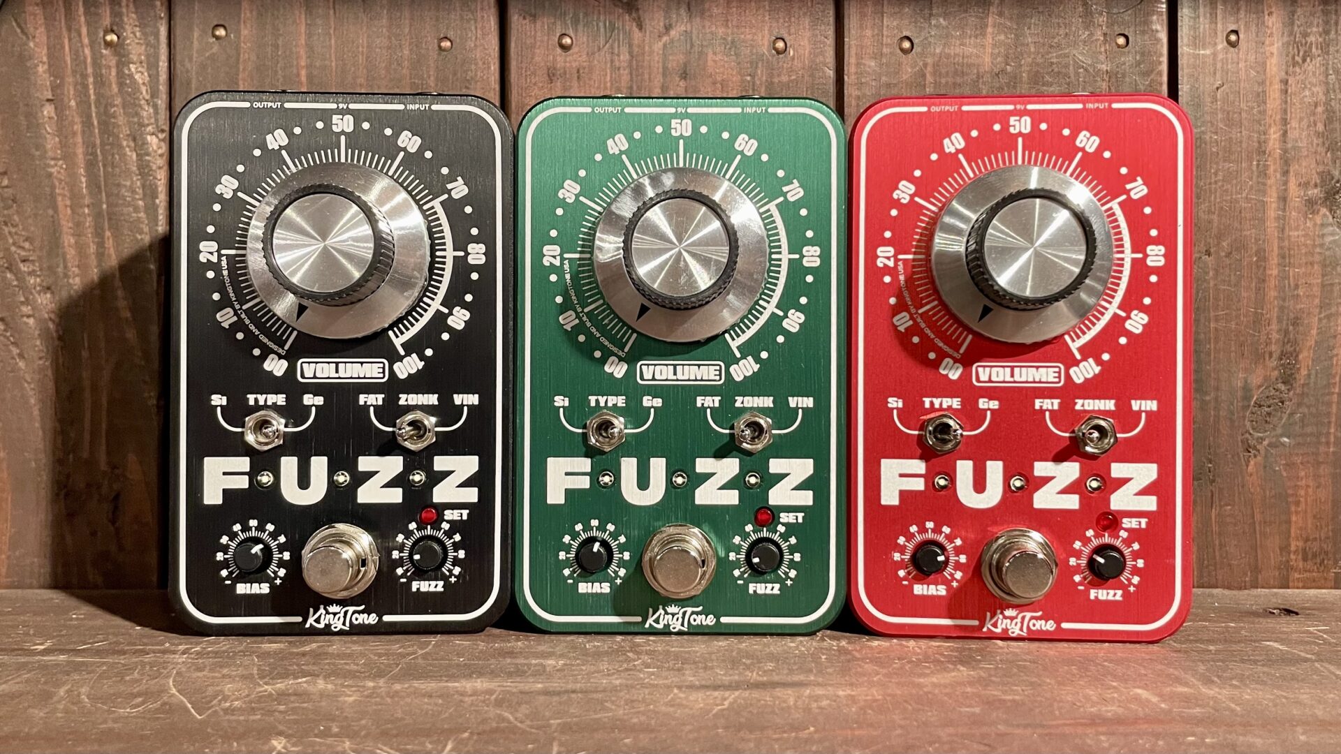 KingTone miniFUZZ V2 Limited Edition Green & Red! | TONE BLUE