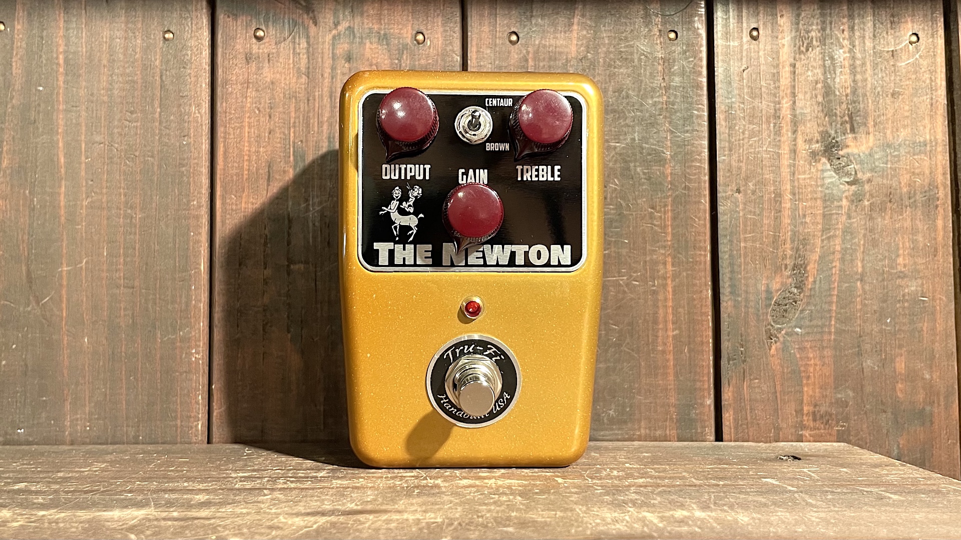 Tru-Fi THE NEWTON ギターエフェクター ゴールド Tru-Fi / Newton Miniシリーズ ブースター オーバードライブ【国内正規