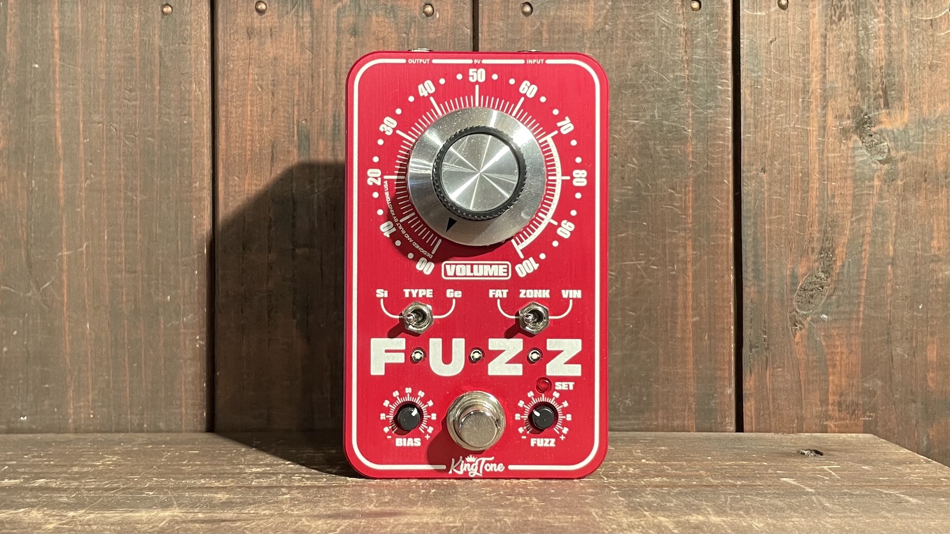 KingTone miniFUZZ V2 Red | TONE BLUE